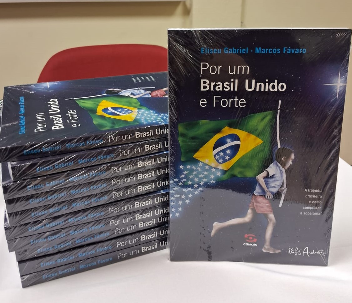 Professor Eliseu Gabriel lança livro 'Por um Brasil unido e forte