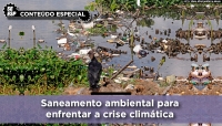 Saneamento ambiental para enfrentar a crise climática