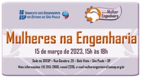 Núcleo da Mulher Engenheira discute desafios das profissionais em evento dia 15