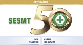 Evento celebra 50 anos do SESMT
